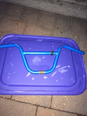 Blue Bmx Bar