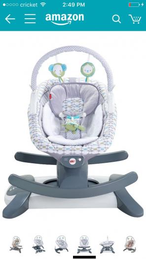 Fisher Price Rock n Glide Soother