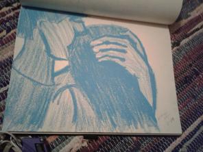 Forehead kisses drawing