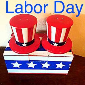 Patriotic Salt & Pepper Shakers