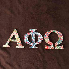Alpha Phi Omega Lilly letters
