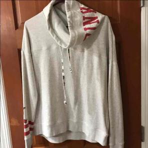 U of L PINK cowl neck sweater