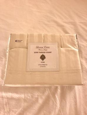 1200 Thread Count 6 Piece Sheet Set