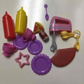 American girl doll food lot