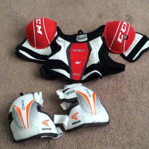 Youth sz Large chest pad and elbow pad