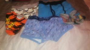 Boys med underwear Pokemon socks