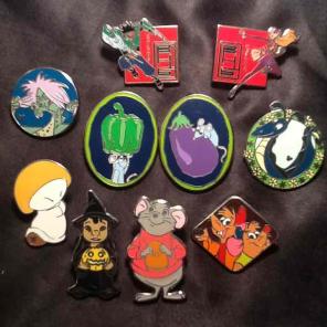 Disney pins..