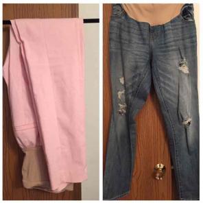 2 pair of maternity pants