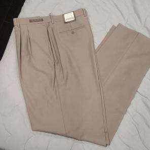 Mens Silver Dress Pants