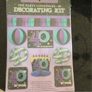 40 decorating kit party decor