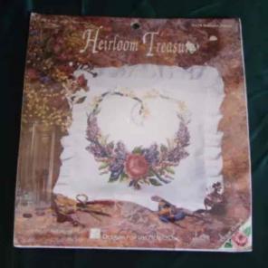 Heirloom Treasure Pillow Cross Stitch