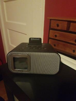 iHome bluetooth alarm clock