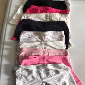 Baby Girl 10 Pair Of Pants 0-3 Months