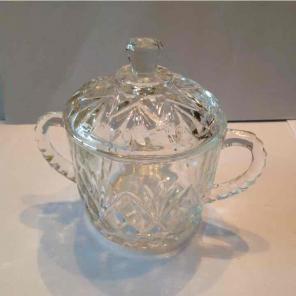 Glass Sugar Bowl