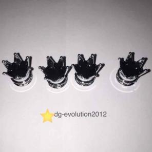 (8pcs) chrome crown valve