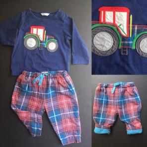 Baby Boden 6-12m Tractor Set