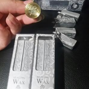 Wedding Wax Stamp & Sticks (Silver)