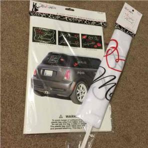 Just married car decor