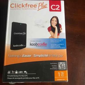 Clickfree 1 tb memory