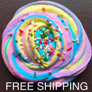 Unicorn Butter Slime Free Shipping