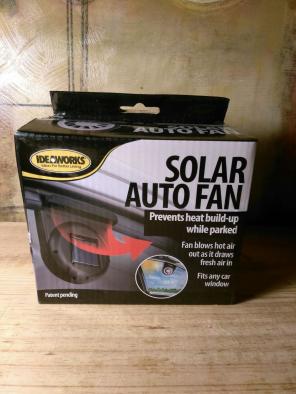 Universal Solar Powered Auto Cooling Fan