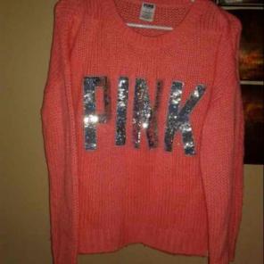Vs pink wool top
