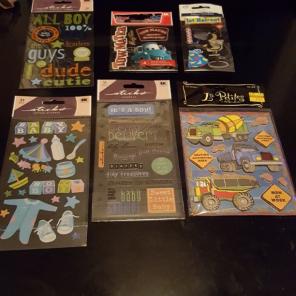 Scrapbooking stickers