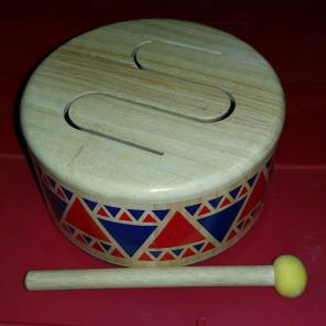 plan toys wood drum