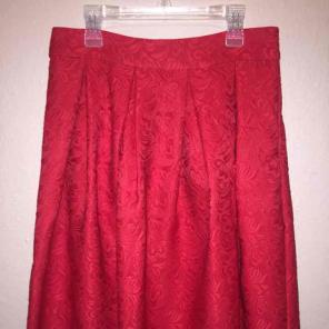 Red Bubble Skirt!