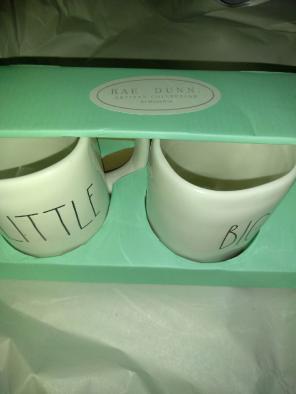 New Rae Dunn little and big mugs