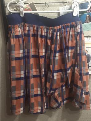 Downeast Blue/white/pink Skirt