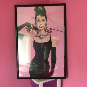 Audrey Hepburn wall poster