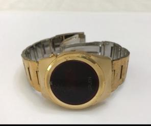 Vintage Gruen Led Digital Wrist Watch