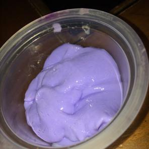 Fluffy purple slime