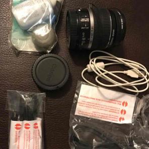 Canon EFS 18-55mm lens with extras