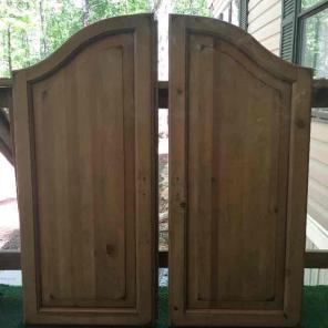 Vintage swinging doors