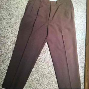 Men's brown dress pants