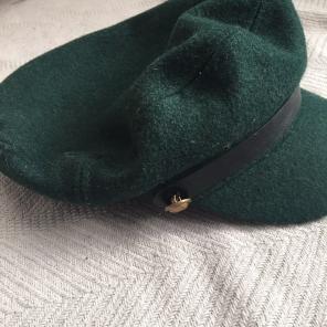 Dark Green Army Style Cap
