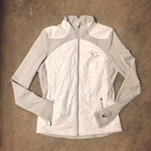The North Face Warm White Zip-Up Jacket