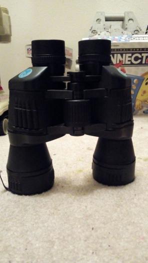 Black binoculars