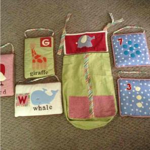Elephant diaper stacker/ wall hangings