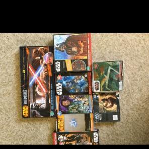 Star Wars Puzzle Lot