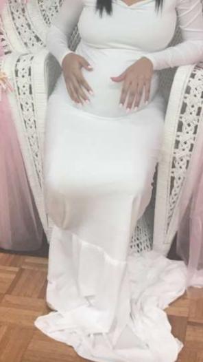Babyshower Dress Worn Once. Very Long