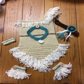 Pocahontas Baby crochet set
