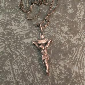 Vintage Sterling silver Cross Necklace