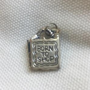 Born To Shop Charm