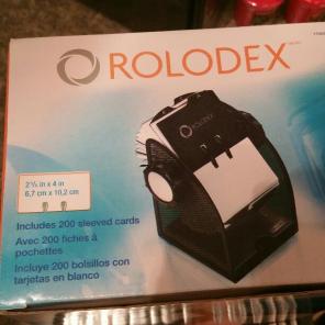 Rolodex Mesh Rotary Business Card File