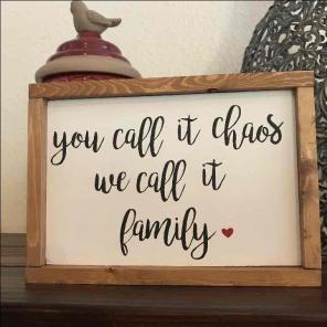 Handmade wood sign