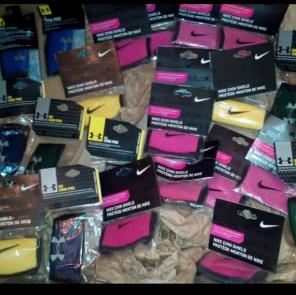 lot of 50 Football Chin Pads