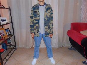 Forest Green Camouflage Jacket by ELWD